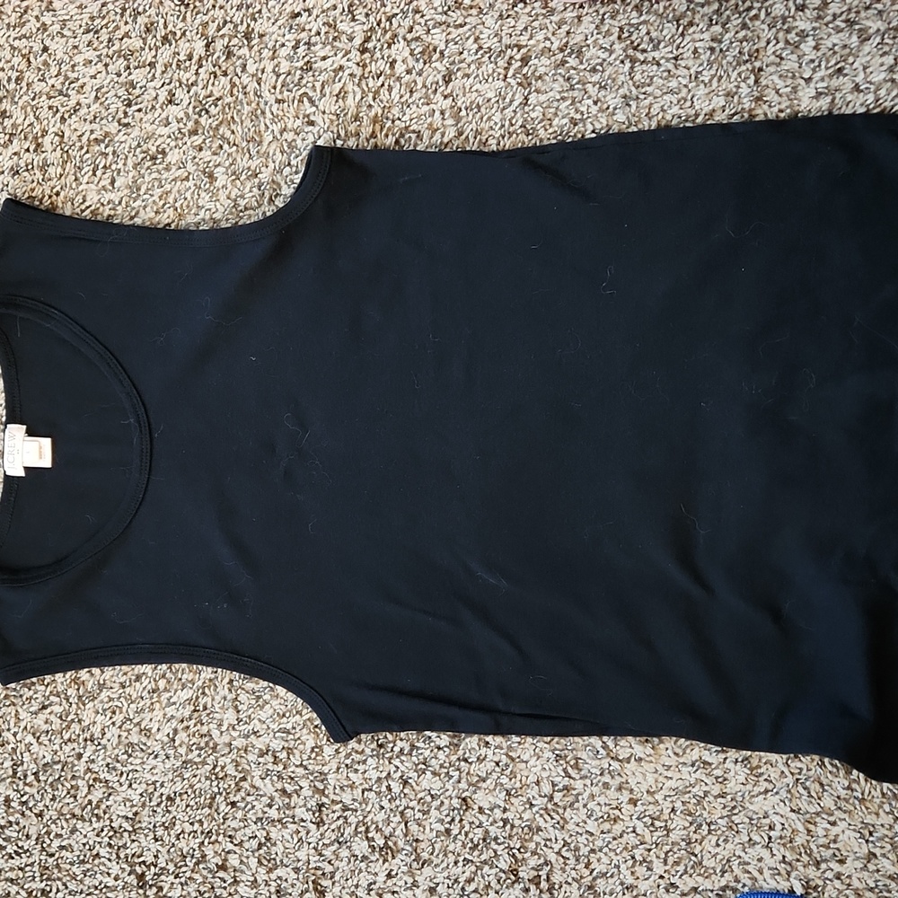 J Crew Tank Black Large